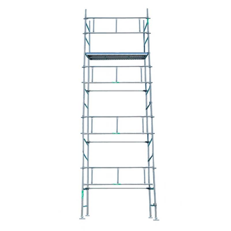 Échafaudage fixe 8×3 m en façade