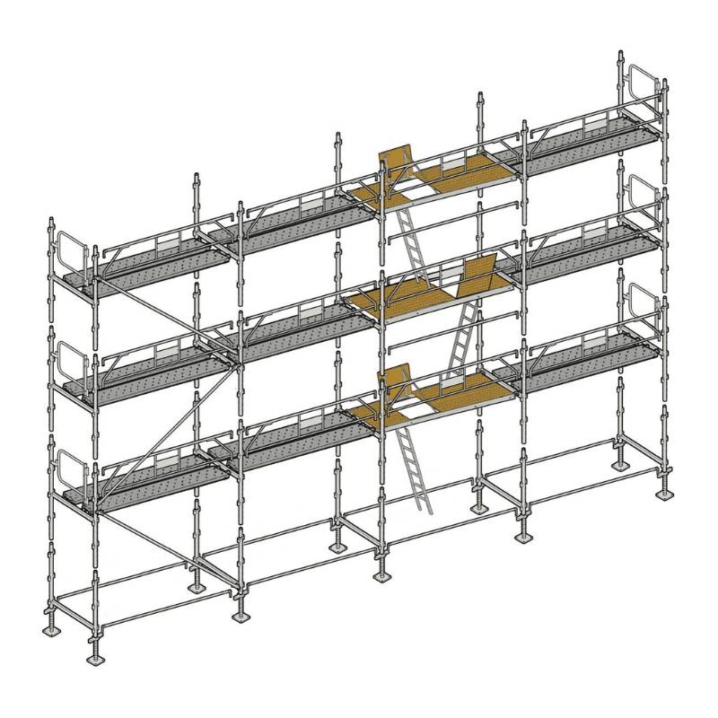 Échafaudage Altrad Façadier 60 m² galvanisé